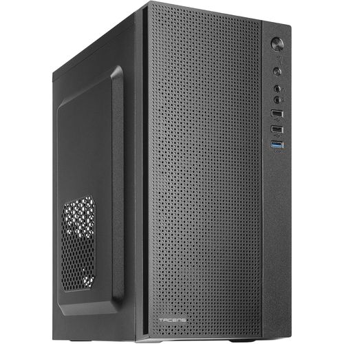 CLICKSELL-Ac5500, Boîtier Pc Micro Atx Compact, Refroidissement Par Mailles En Façade, Alimentation 500W, Usb 3.0, Noir