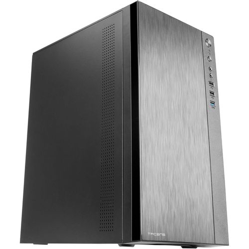 CLICKSELL-Acx500, Boîtier Pc Micro Atx, Ventilateur 12Cm, Alimentation 500W, Usb 3.0, Noir