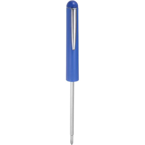 CLICKSELL-Tournevis De Poche Non Magnétique Phillips 3 Mm 3 Mm Mini Tournevis Portable Avec Clip Pour Mécanicien, Électricien, Technicien, Bleu