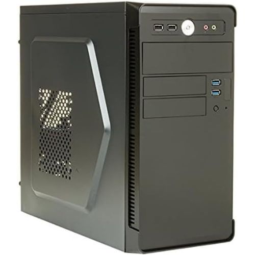 CLICKSELL-River Mini-Tour 500 W Noir Imprimé De Ordinateur ¿ Boitier D'Ordinateur (Mini-Tour, Pc Micro-Atx, Noir, 500 W, Superior)