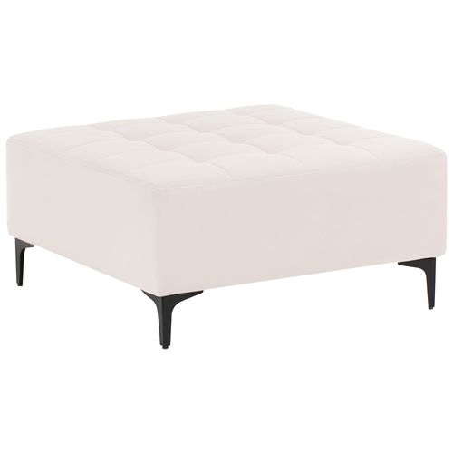 Ottoman Aberdeen Velours Beige Clair