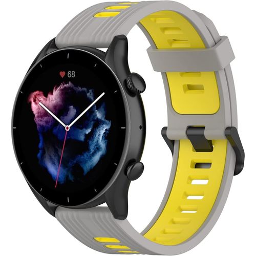 Clicksell-22mm Bracelet De Montre Pour Huawei Watch Gt Runner/Watch Gt3 46mm,Silicone Bracelets Strap Bande Avec Fermoir Sangle Pour Huami Amazfit Gtr 3/ Amazfit Gtr 3 Pro/Amazfit Gtr 2