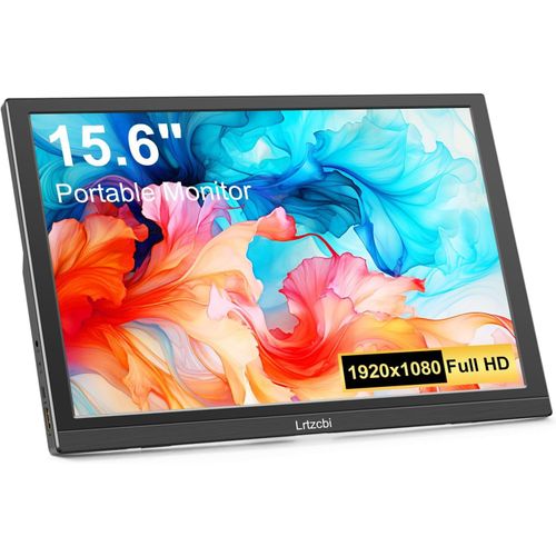 CLICKSELL-Moniteur Portable 15,6 Pouces Moniteur Portable Ips Fhd 1080P Deuxième Écran Avec Hdmi Usb Type-C Pour Ordinateur Portable/Pc/Phone/Xbox/Switch/Ps4/Raspberry Pi/Ordinateur