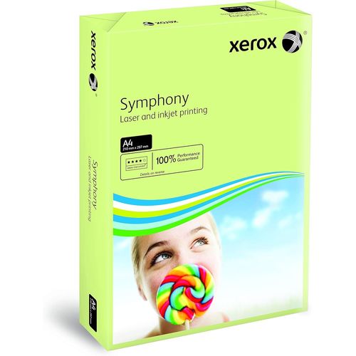 CLICKSELL-Symphony Pastel Tints Green Ream A4 Paper 80Gsm 003R93965 (Pack Of 500) 003R93965
