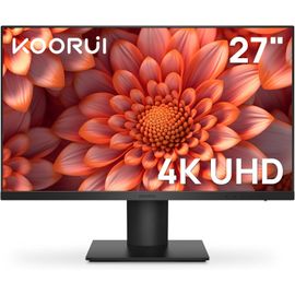 CLICKSELL-Écran Pc 27 Pouces, 4K Moniteur Uhd(3840 * 2160), Ips, 4Ms, 60Hz, 2X Hdmi 2.0 & Displayport 1.4, Adaptive Sync, Hdr10, Vesa 100 * 100Mm, 90% Dci-P3, Soins Des Yeux