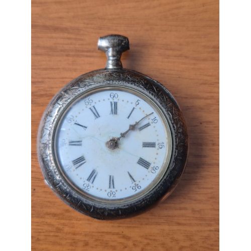 Montre À Gousset Ancienne En Argent