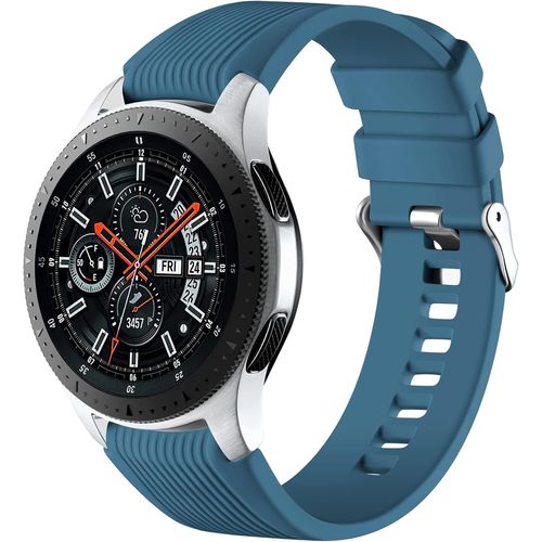 Clicksell-Bracelet En Silicone 22mm Compatible Avec Samsung Galaxy Watch 46 Mm/Galaxy Watch 3 45 Mm/Gear S3 Frontier/Pour Huawei Gt2, Bracelet De Sport En Silicone Souple Pour Hommes Femmes, Vert Roc