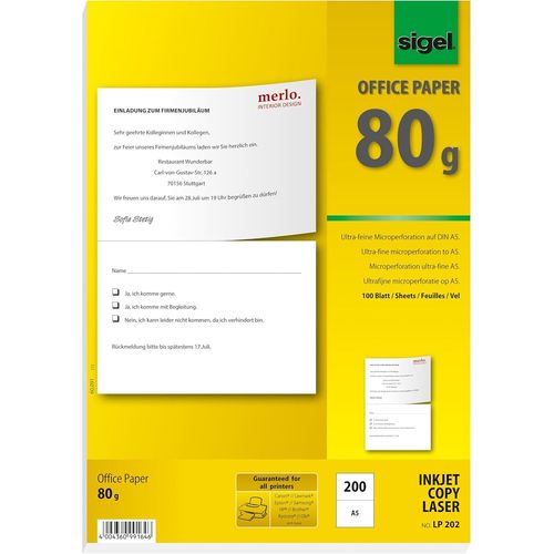 CLICKSELL-Lp202 Papier Pour Impression Recto-Verso, A4 100 Feuilles