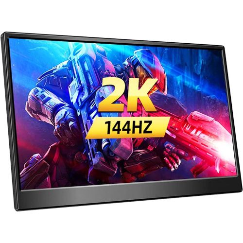 CLICKSELL-Ecran Portable 15.6 Pouces, 2K 144Hz Moniteur Portable Avec Écran 300Cd/M² 100% Srgb ¿Hdmi & Type-C&Mini Dp Ports External Display For Pc Laptop Mini Pc Mac Game Console Surface
