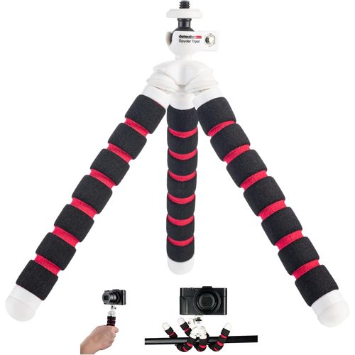CLICKSELL-Spyder Tripod ¿ Un Trépied Flexible Et Léger Pour Tous Vos Besoins Vidéo Et Photo, Particulièrement Dans Les Environnement De Basses Lumières