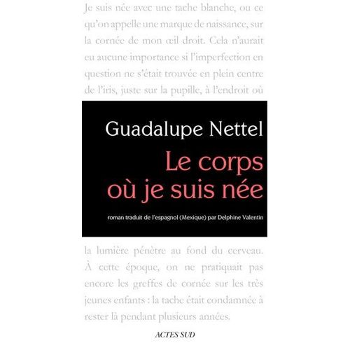 Le Corps Où Je Suis Née