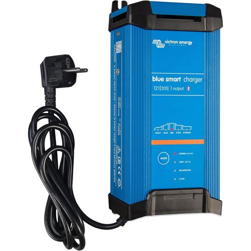 CLICKSELL-Blue Smart Ip22 Chargeur De Batterie Sortie Monophasée 12 Volts 20 Amp 230 V, Cee 7/7, Bluetooth