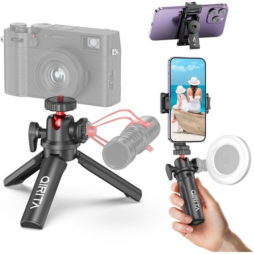 CLICKSELL-Mini Trépied De Voyage Léger, Caméra De Sport Trépied Appareil Photo Avec Fixation À Vis 1/4, Trépied De Table Pour Photographie Convient Pour Gopro Dji Insta360 Iphone 15 14 Pro Max Canon