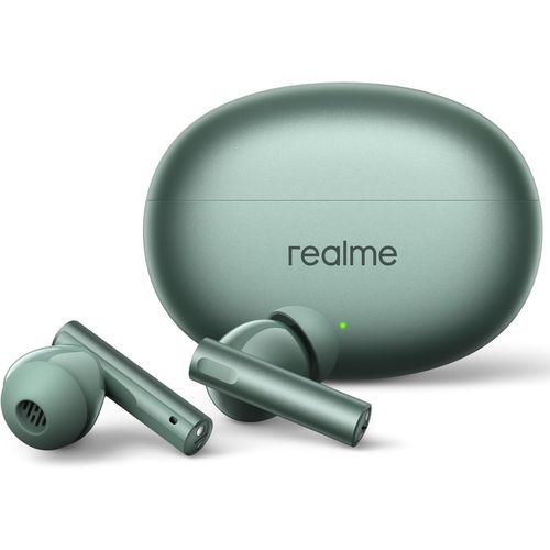 CLICKSELL-Air 6 Casque True Sans Fil, Pilote De Faible Profondeur 12,4 Mm, 50 Db D'Annulation Active Ciblée Du Bruit, 40 Heures De Lecture, Résistance À L'Eau, Lhdc 5.0, 6 Enc Mic Pour Appels, Vert