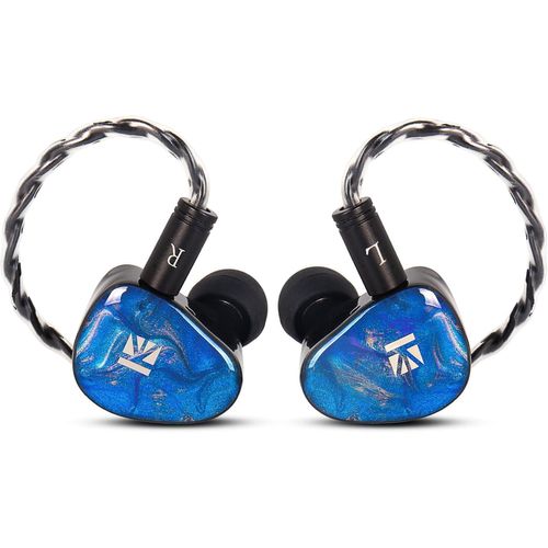 CLICKSELL-Kbear Kb02 Iem Écouteurs Filaires In Ear Monitor,Casque Hifi Avec Conduction Osseuse À Pièce Élastique De 10 Mm Et Diaphragme Plaqué Béryllium Dd,Casque Dj Deep Bass Pour Musicien,Scène