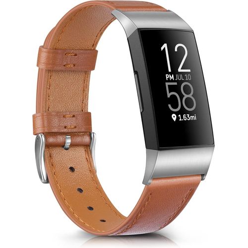 Shiba-Bracelet De Rechange En Cuir Souple Compatible Avec Fitbit Charge 4 / Fitbit Charge 3 / Fitbit Charge 3 Femme Homme[3211]