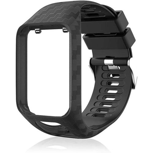 Shiba-Pour Tomtom Montre Bracelet Silicone Bracelets De Remplacement Pour Tomtom Runner 2 / Runner 3 / Spark 3 / Aventurier/Golfeu[1