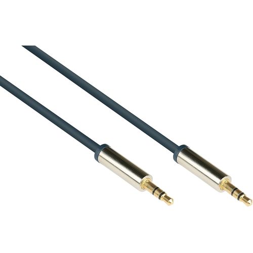 SHIBA-Câble de Connexion Audio Câble de Connexion Jack 3,5 mm 3 m Bleu foncé[454]