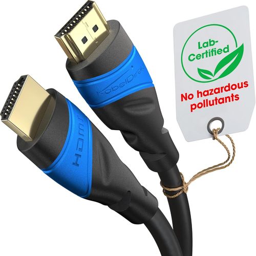 SHIBA-¿ Câble HDMI 4K ¿ 9m et autres longueurs (7,5m à 22,5m) ¿ Câble HDMI conçu en Allemagne ¿ 4K@60Hz, UHD, HDR, ARC, Ethernet ¿[2