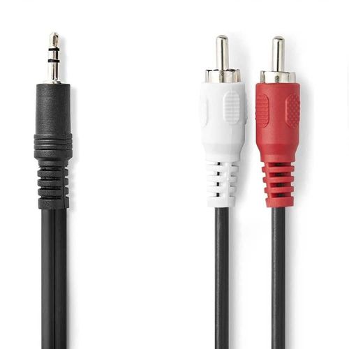 SHIBA-Câble Audio Stéréo Jack 3,5 mm vers 2 RCA | Mini Jack vers RCA Mâle | Pour Mobile, Tablette, PC, iPod, Amplificateur, Haut-P[5