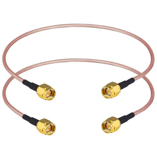 SHIBA-RG316 Câble SMA Mâle vers SMA Mâle 30cm Câble coaxial Connecteur SMA Mâle Câble SMA Mâle Coaxial à Faible Perte Câble patch [8