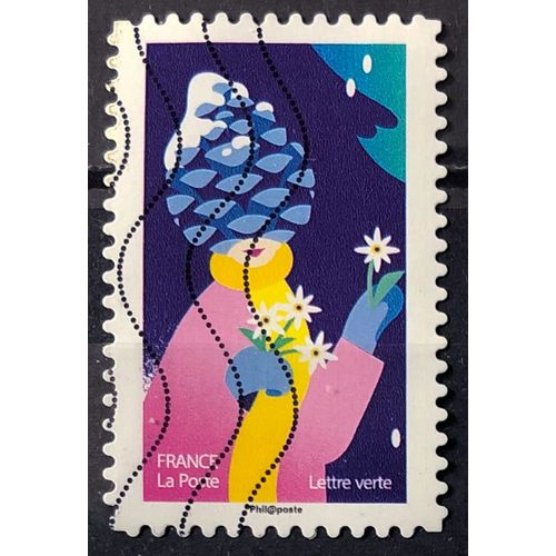 Voeux / Noel 2020 - Mon Spectaculaire - Pomme De Pin (Très Joli N° 1931) Obl - France Année 2020 - Brn83 - N33555