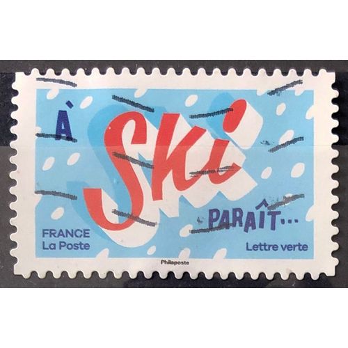Voeux / Noel 2024 - A Ski Parait Obl - France Année 2024 - Brn83 - N33546