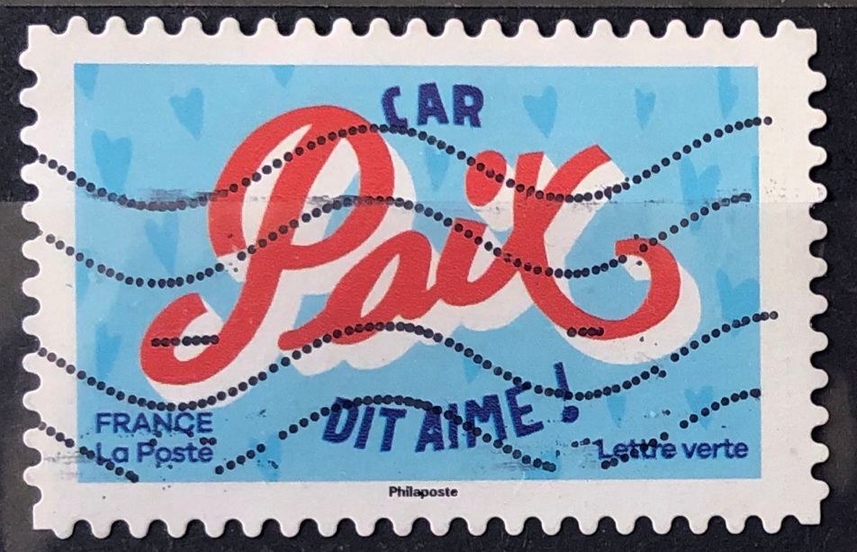Voeux / Noel 2024 - Car Paix Dit Aime Obl - France Année 2024 - Brn83 - N33548