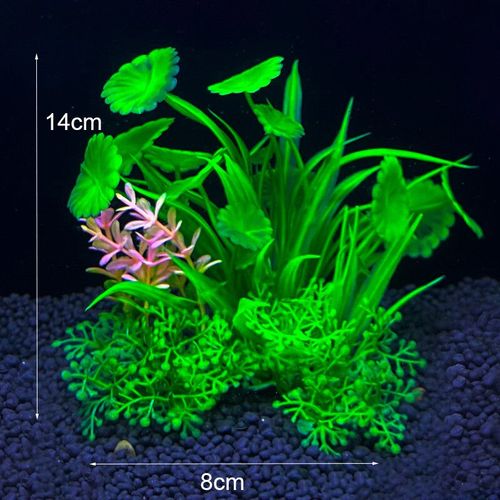 Plantes Artificielles De Décoration D'aquarium,Herbe D'eau Sous-Marine,Plantes Aquatiques En Plastique Pour Décorations D'aquarium D'aquarium - Type Sc-Hy Pink Flower