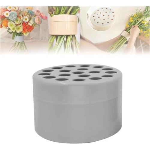 Support de tige en spirale Ikebana pour fleurs,grille florale pour Vase,façonnant la fleur,grenouilles florales pour arrangements,2 pièces - Type Grey-M