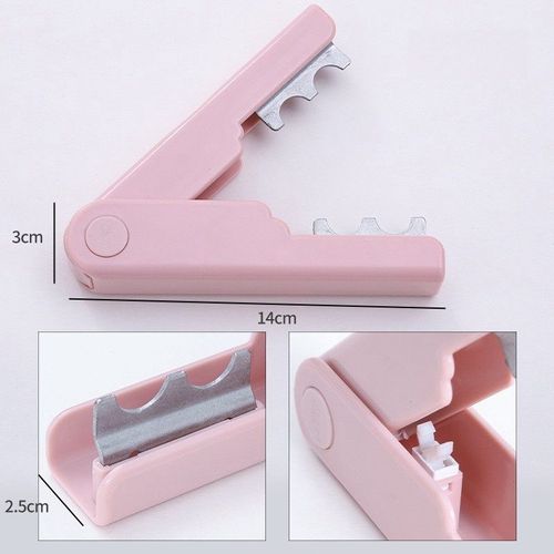 Pince décapante d'épine de rose portable,découpeuse automatique,tige de fleur,dissolvant de cuir chevelu,fournitures de jardinage,accessoires pour la maison - Type pink---1PC