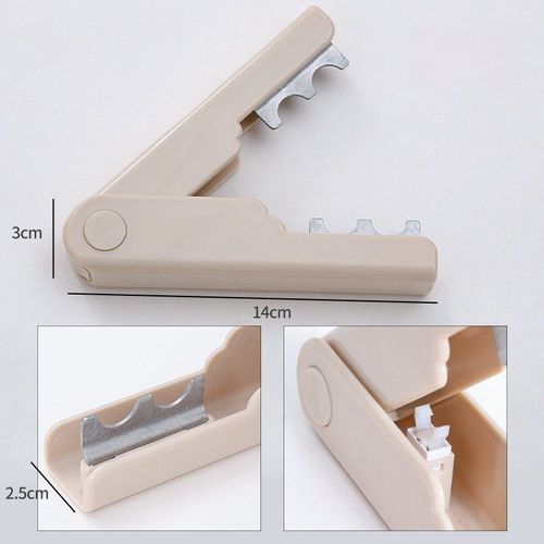 Pince décapante d'épine de rose portable,découpeuse automatique,tige de fleur,dissolvant de cuir chevelu,fournitures de jardinage,accessoires pour la maison - Type brown---1PC