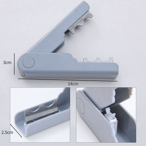 Pince décapante d'épine de rose portable,découpeuse automatique,tige de fleur,dissolvant de cuir chevelu,fournitures de jardinage,accessoires pour la maison - Type grey---1PC