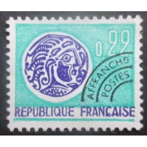France Préoblitéré N°125 Monnaie Gauloise Sans Gomme