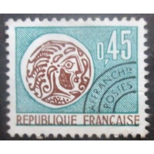 France Préoblitéré N°132 Monnaie Gauloise Sans Gomme