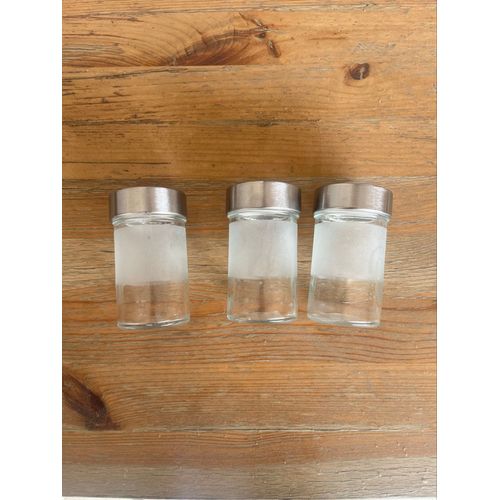 Set De 3 Pots En Verre