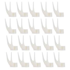 Connor Lot De 20 Fourchettes A Fruits En Plastique Pour Oiseaux, Legeres, Pour Perroquets, Fournitures Pour Oiseaux, Mangeoire Pratique