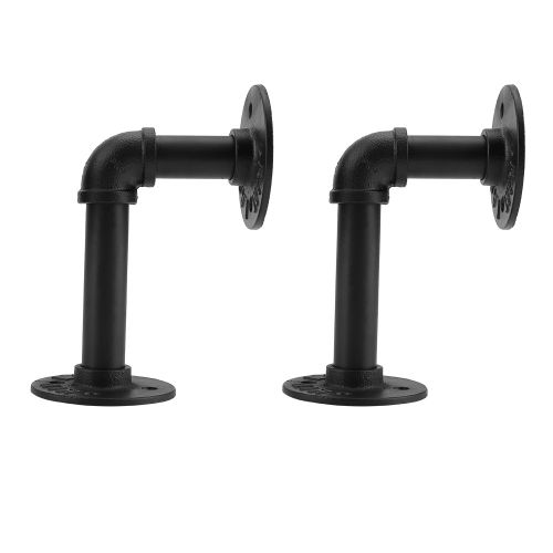 CONNOR Lot de 2 supports d'etageres pour echafaudage industriel Steampunk