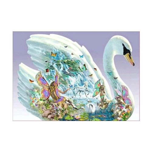 Connor Peinture Diamant Cygne A Broder Au Point De Croix Et Strass, Decoration Murale Pour La Maison
