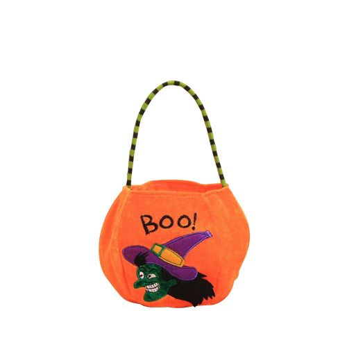 CONNOR Sac a main portable en forme de citrouille pour Halloween, sac a bonbons pour enfants, decoration cadeau (#A)