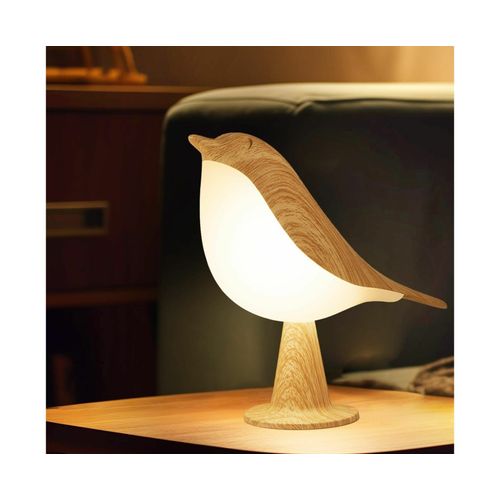 Lampe De Bureau Charmante Oiseau - Sans Fil, Capteur Tactile, Rechargeable, Couleurs Réglables Et Diffuseur D'arômes Pour Toutes Les Pièces