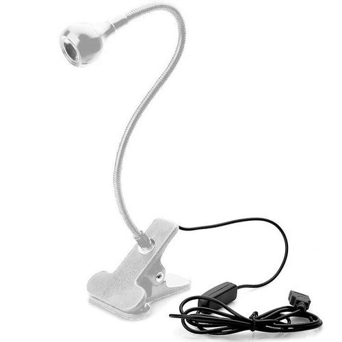 Lampe De Lecture À Clip Usb Avec 3 Modes De Couleur, Col De Cygne 360°, Protection Des Yeux, Lampe De Chevet Portable