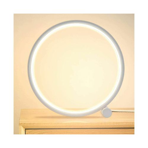 Lampe De Chevet Led Moderne - Intensité Réglable Par Touche, 3 Températures De Couleur, 10 Niveaux De Luminosité, Design Soigné