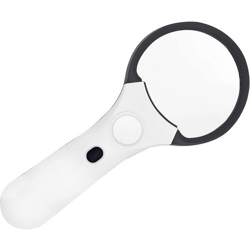 Loupes Portatives Éclairées 3x 45x Pour Seniors - Légères Avec Éclairage Led Pour Une Lecture Facile