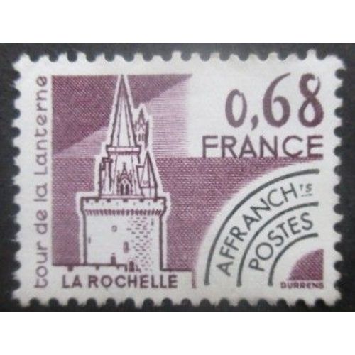France Préoblitéré N°162 Tour De La Lanterne A La Rochelle Sans Gomme