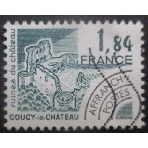 France Préoblitéré N°172 Chateau De Coucy Sans Gomme
