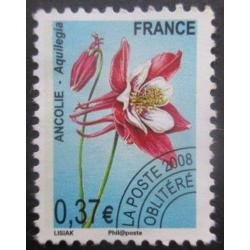 France Préoblitéré N°253 Ancolie Sans Gomme