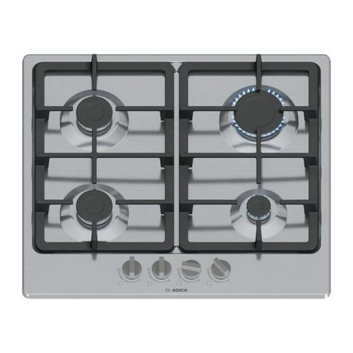 BOSCH Table de cuisson gaz 60 cm 4 foyers - PGP6B5K90