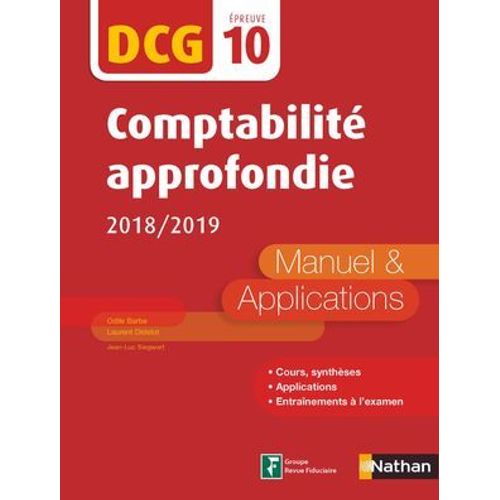 Comptabilité Approfondie Dcg Epreuve 10 Manuel Et Applications 2018/2019
