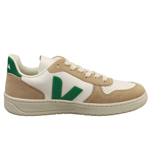 Veja V-10 Chromefree Femme Baskets Mode Blanc Vert - 38